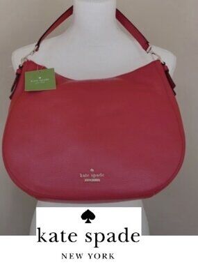 New w Tag $298 KATE SPADE Red Carpet Jackson Street Mylie Hobo Shoulder Bag